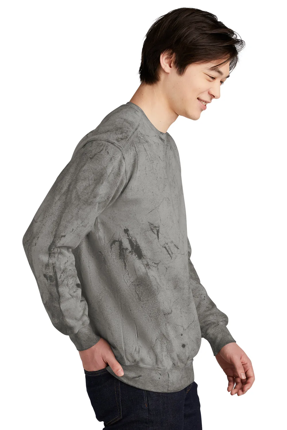 Comfort Colors Herren Color Blast Rundhalspullover - Rauchgrau