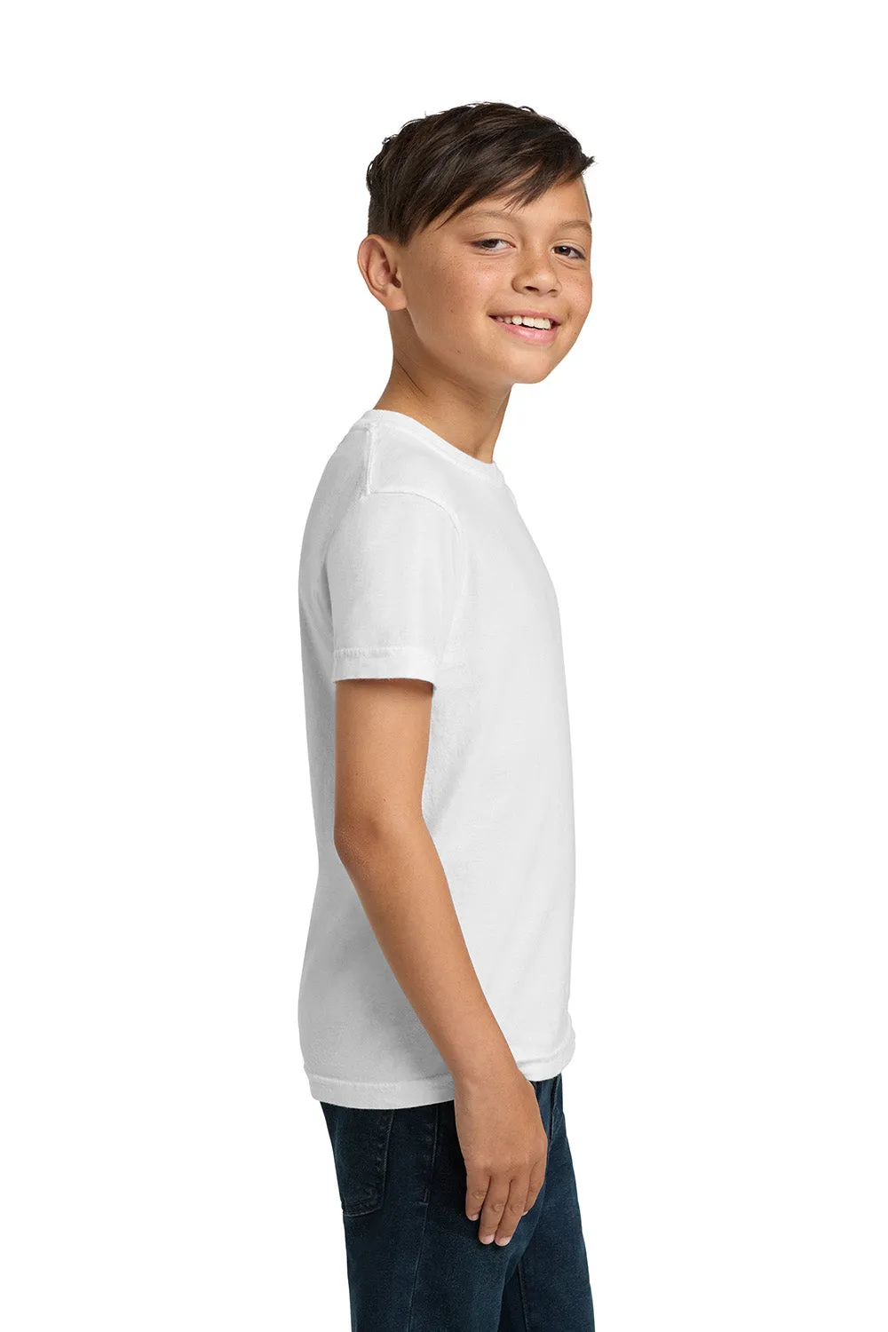 Comfort Colors Jugend Kurzarm Rundhals T-Shirt - Weiß
