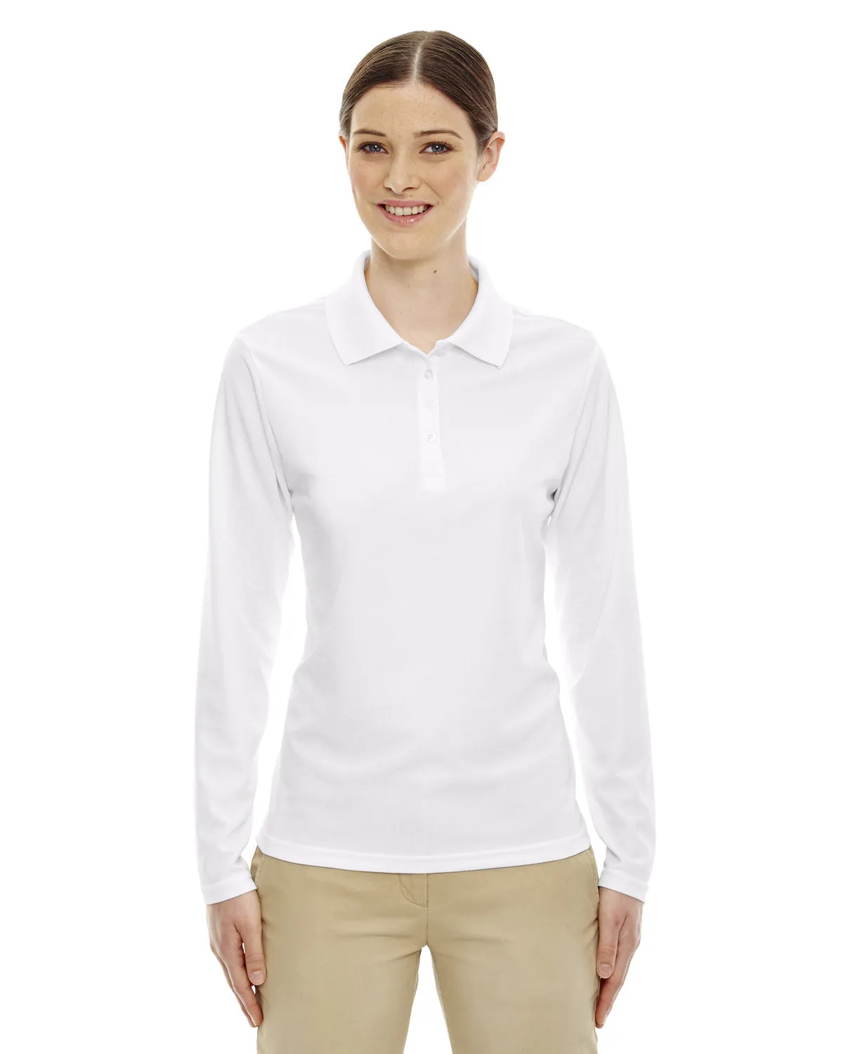 Core 365 78192 Damen Pinnacle Performance Langarm-Piqué-Polo