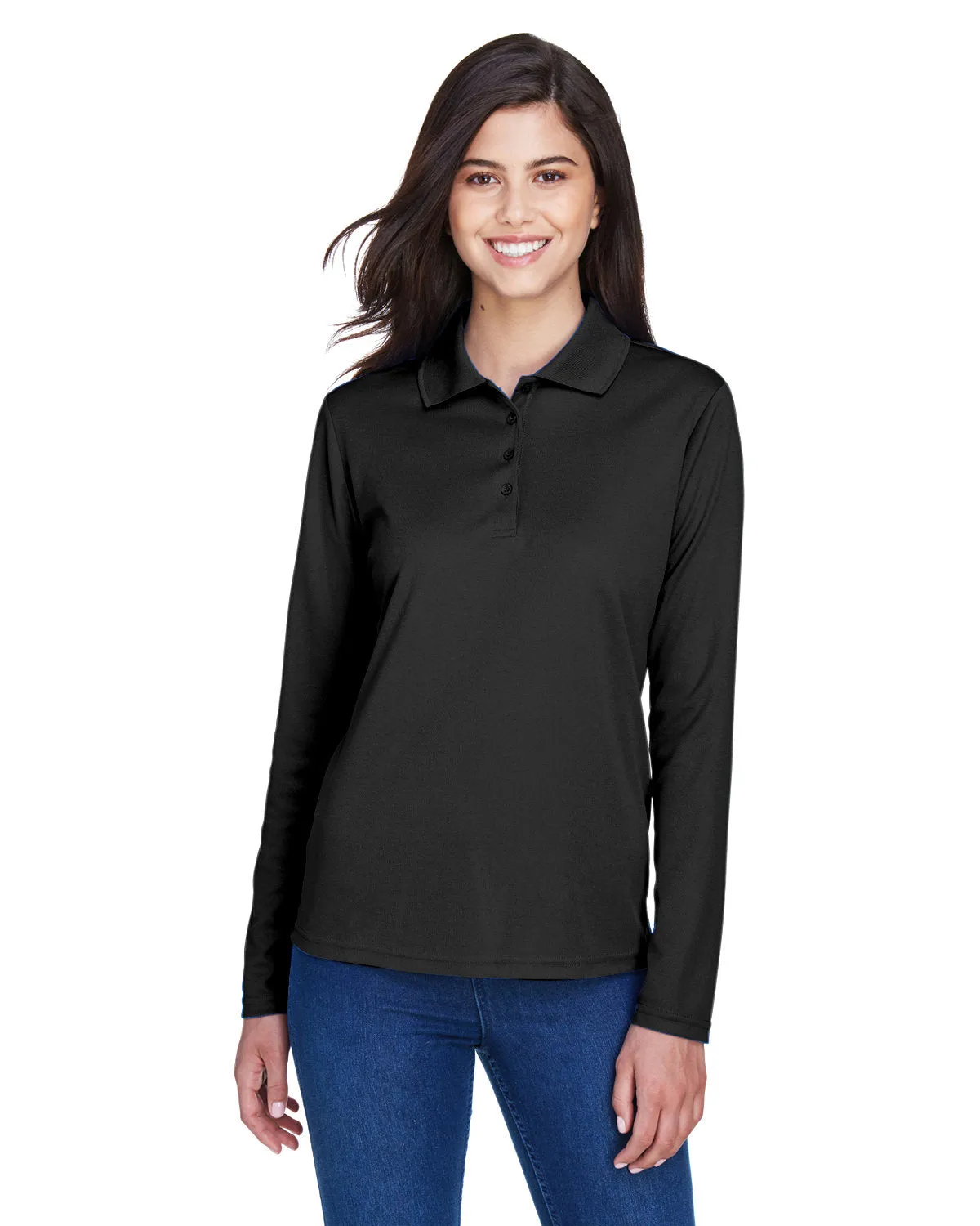Core 365 78192 Damen Pinnacle Performance Langarm-Piqué-Polo