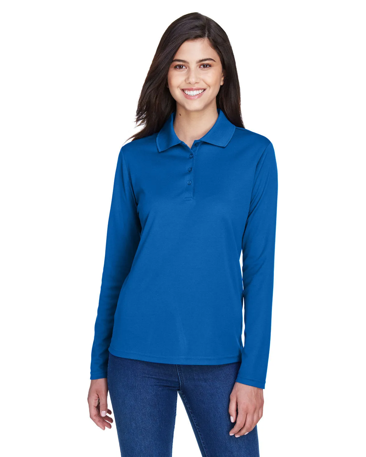 Core 365 78192 Damen Pinnacle Performance Langarm-Piqué-Polo
