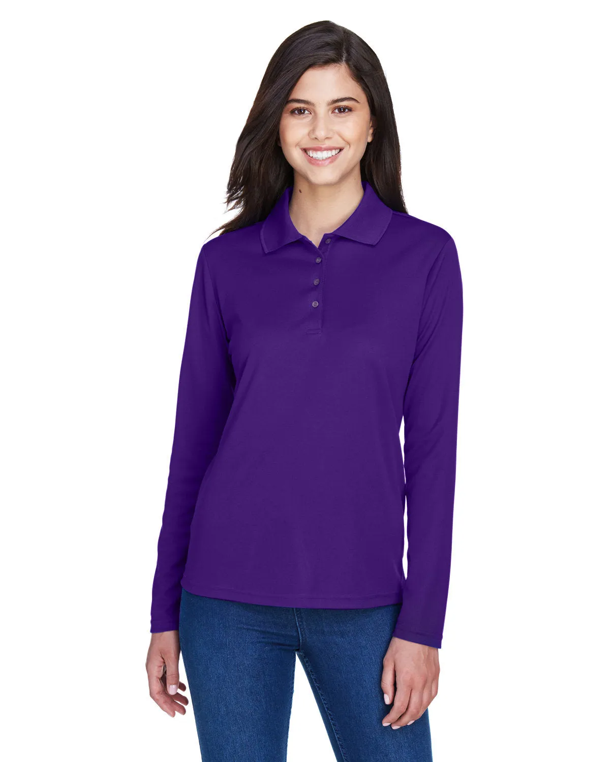 Core 365 78192 Damen Pinnacle Performance Langarm-Piqué-Polo