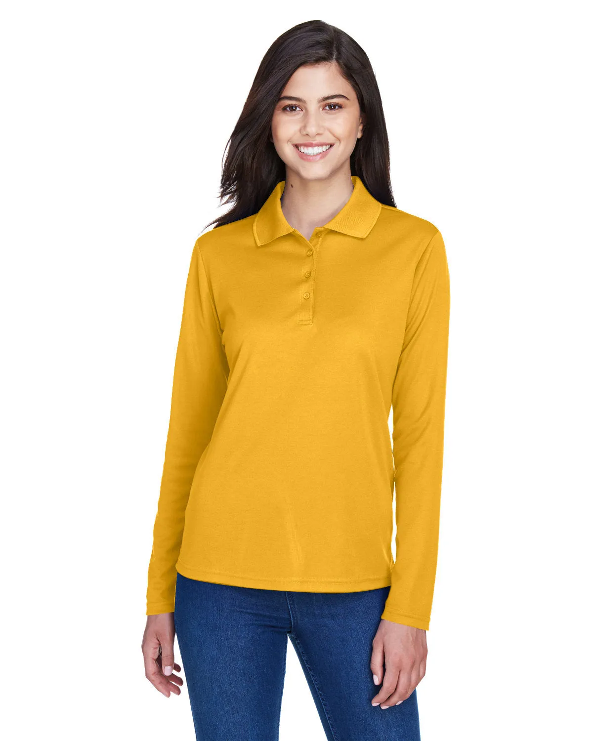 Core 365 78192 Damen Pinnacle Performance Langarm-Piqué-Polo