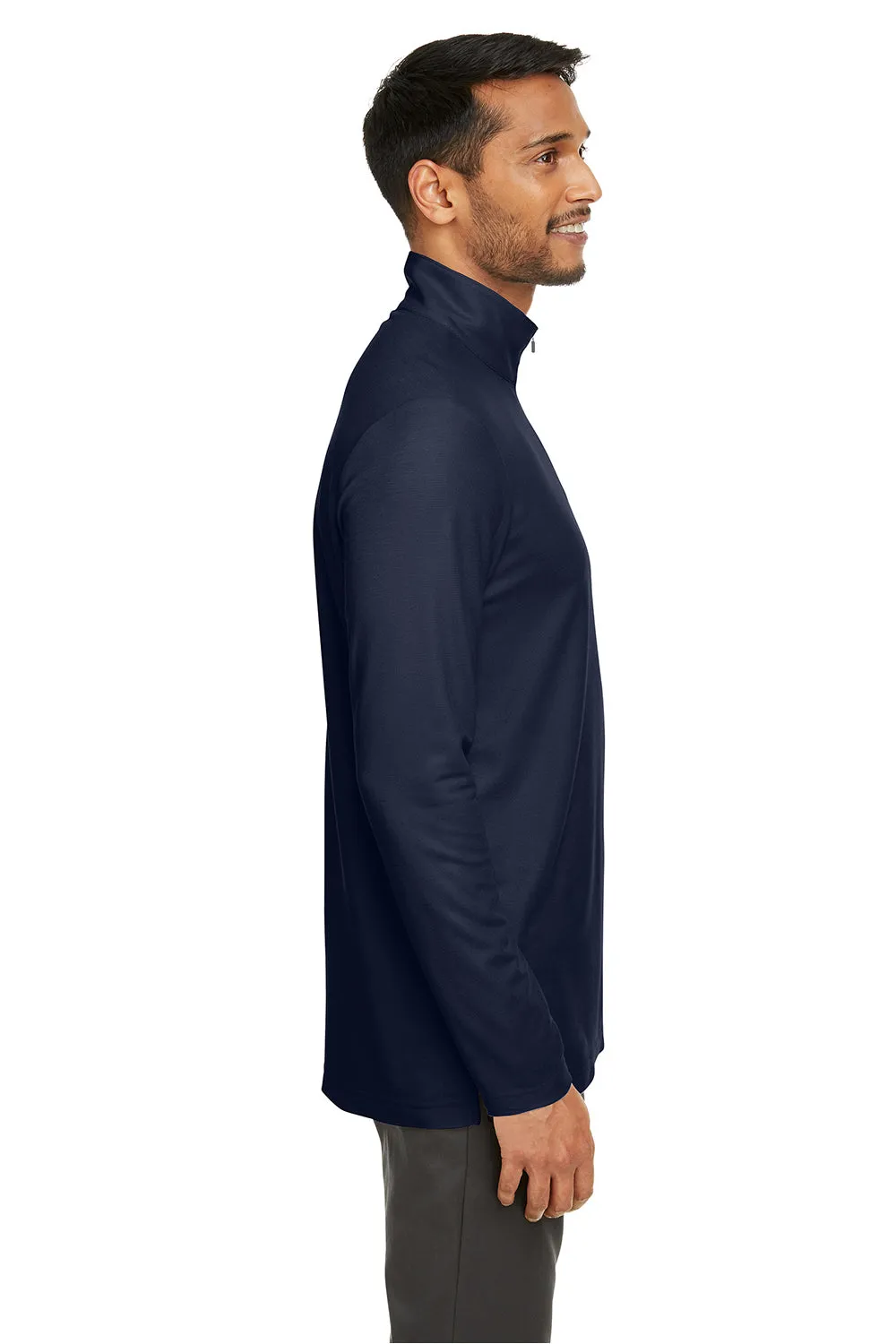Core 365 Herren Fusion ChromaSoft Performance Feuchtigkeitstransportierendes Piqué 1/4-Zip Sweatshirt - Klassisches Marineblau