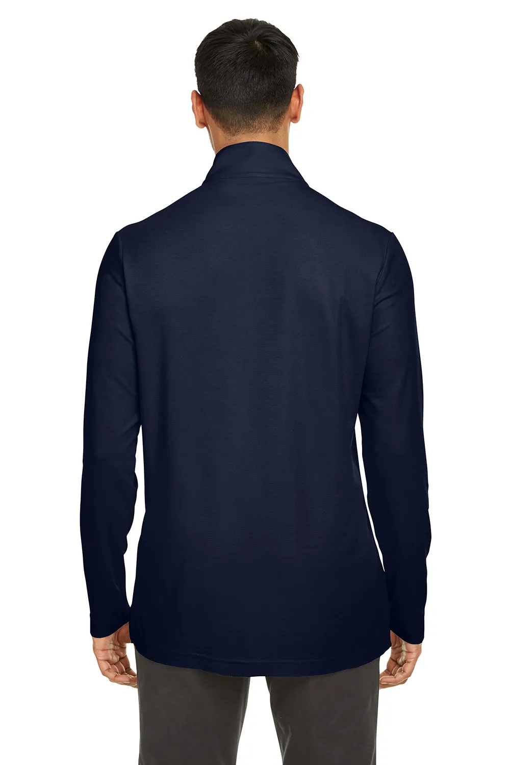 Core 365 Herren Fusion ChromaSoft Performance Feuchtigkeitstransportierendes Piqué 1/4-Zip Sweatshirt - Klassisches Marineblau