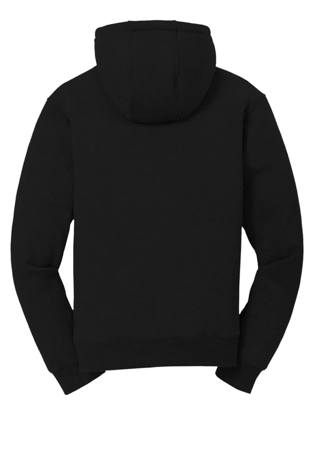 CornerStone Herren wasserabweisender Fleece-Fullzip-Hoodie mit Kapuze und Taschen - Schwarz