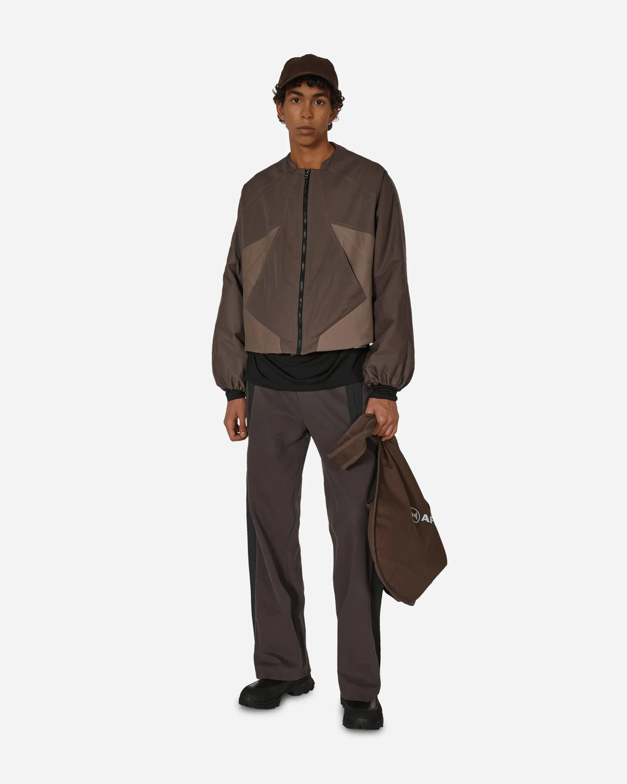 Cropped Jacket Dunkelgrau