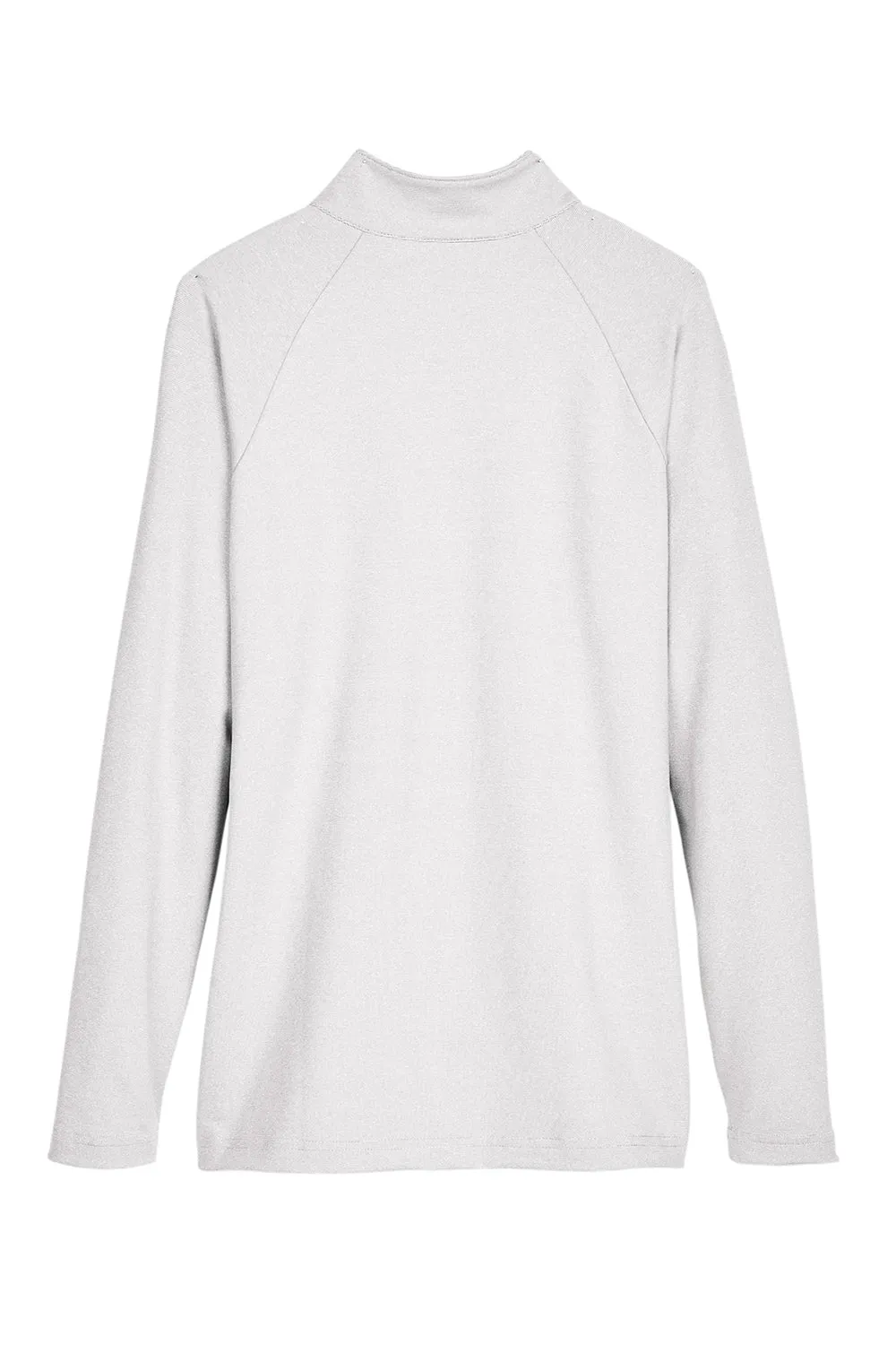 Devon & Jones Damen CrownLux Clubhouse Performance Feuchtigkeitstransportierendes 1/4-Zip Sweatshirt - Silbergrau