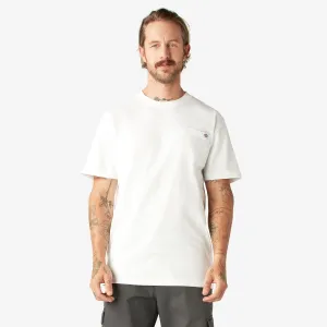 Dickies Herren Schweres Kurzarm T-Shirt mit Tasche_Weiß Dickies Kleidung