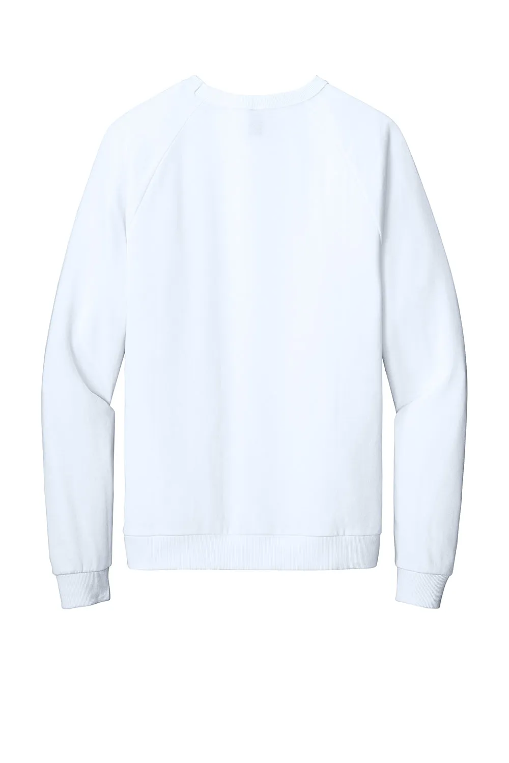 District Herren Perfektes Tri-Fleece Rundhalspullover - Weiß