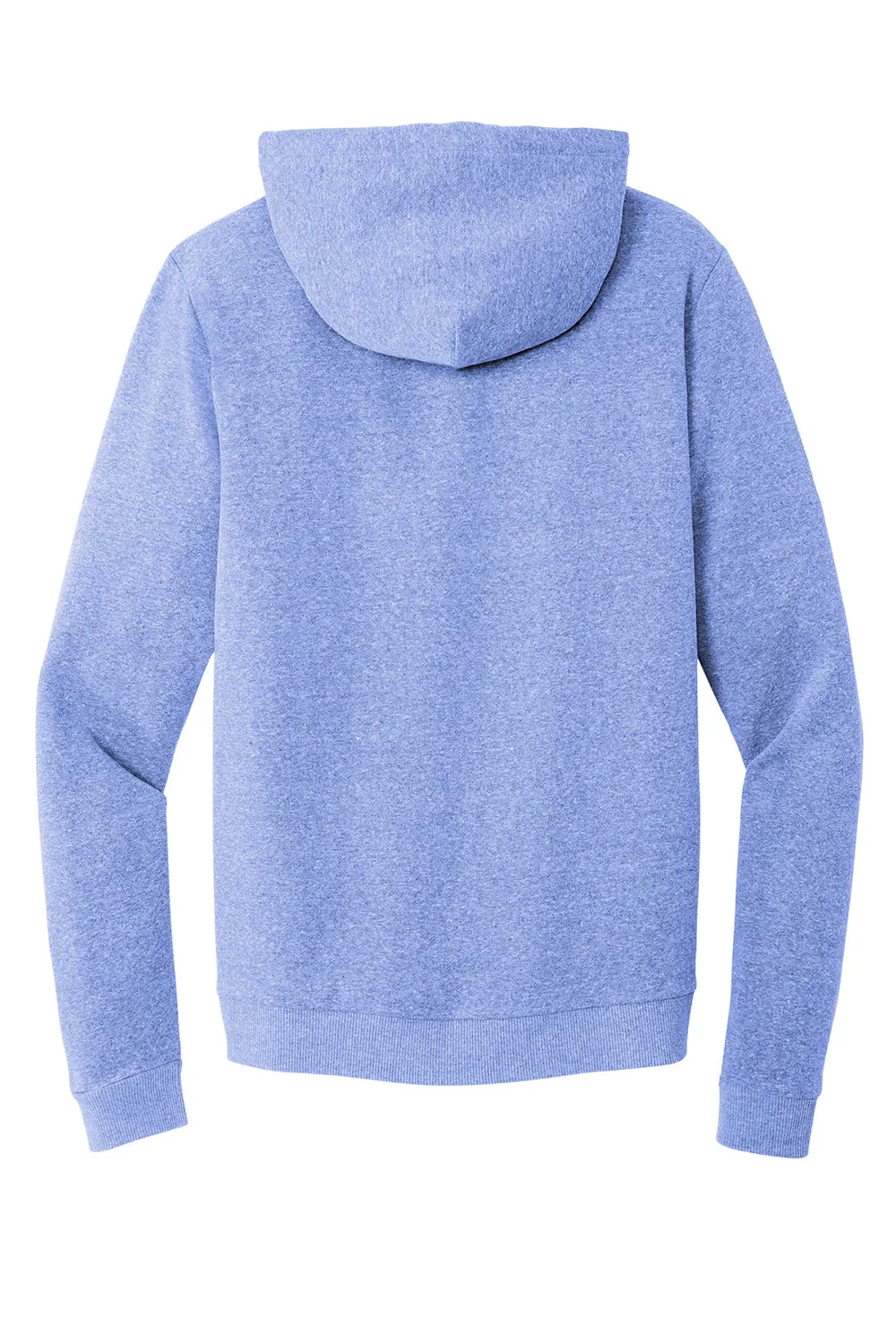 District Herren Perfekt Tri Fleece Full Zip Kapuzenpullover Hoodie mit Taschen - Royal Blue Frost