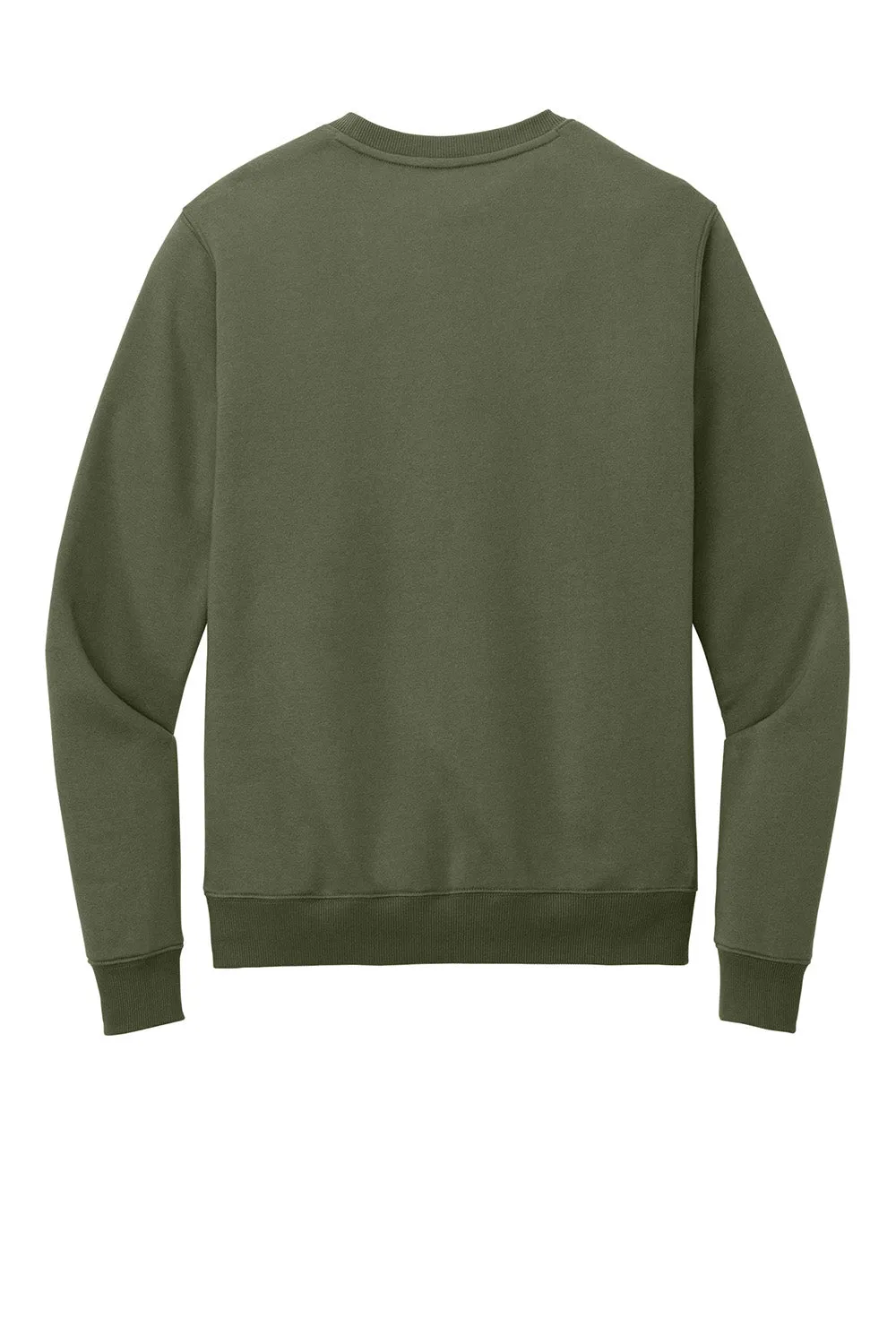 District Herren Perfektes Gewicht Fleece Pullover - Militärgrün