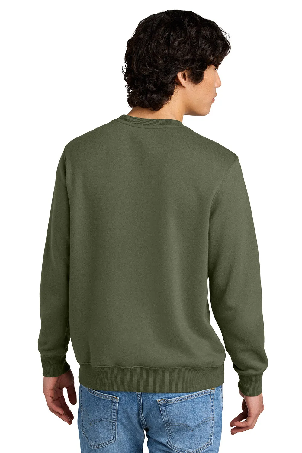 District Herren Perfektes Gewicht Fleece Pullover - Militärgrün
