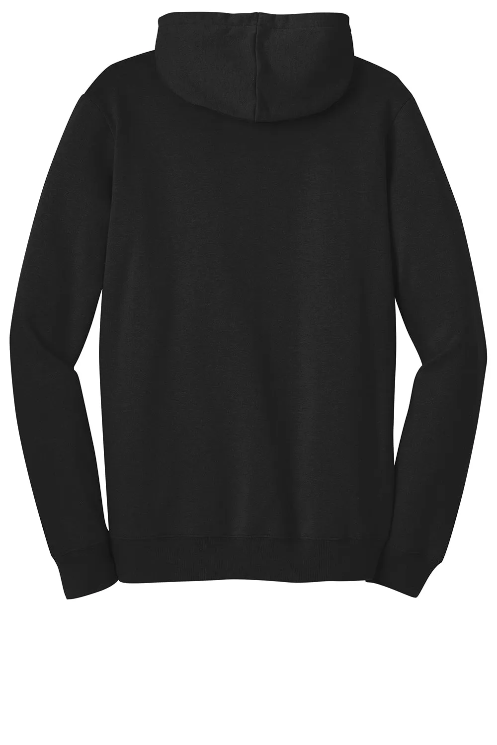 District Herren The Concert Fleece Kapuzenpullover Hoodie mit Kangaroo-Tasche - Schwarz