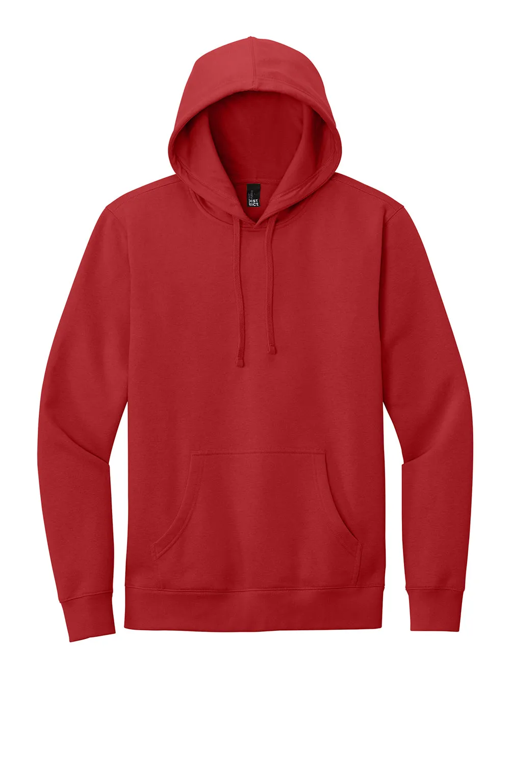 District Herren Sehr Wichtiger Fleece Kapuzenpullover Hoodie mit Kangaroo-Tasche - Klassisches Rot