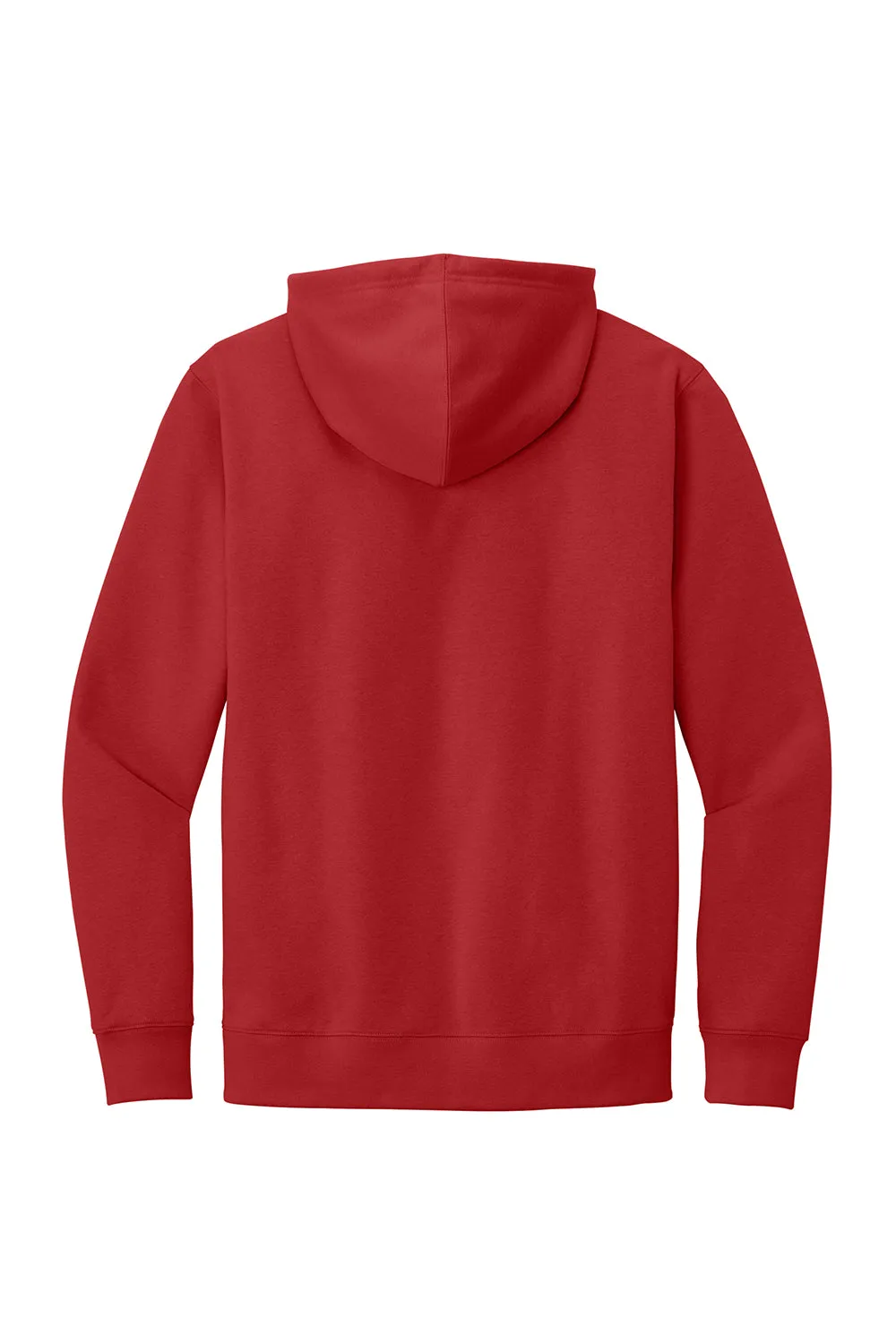 District Herren Sehr Wichtiger Fleece Kapuzenpullover Hoodie mit Kangaroo-Tasche - Klassisches Rot