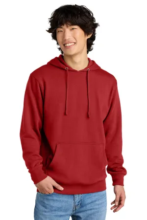 District Herren Sehr Wichtiger Fleece Kapuzenpullover Hoodie mit Kangaroo-Tasche - Klassisches Rot