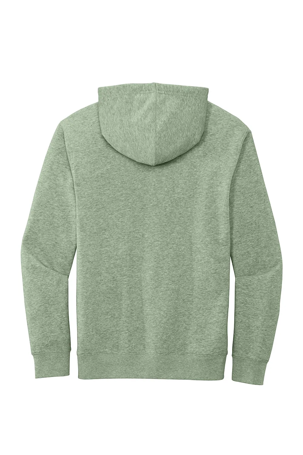 District Herren Sehr Wichtiger Fleece Kapuzenpullover Hoodie mit Kangaroo-Tasche - Heather Staubiger Salbei