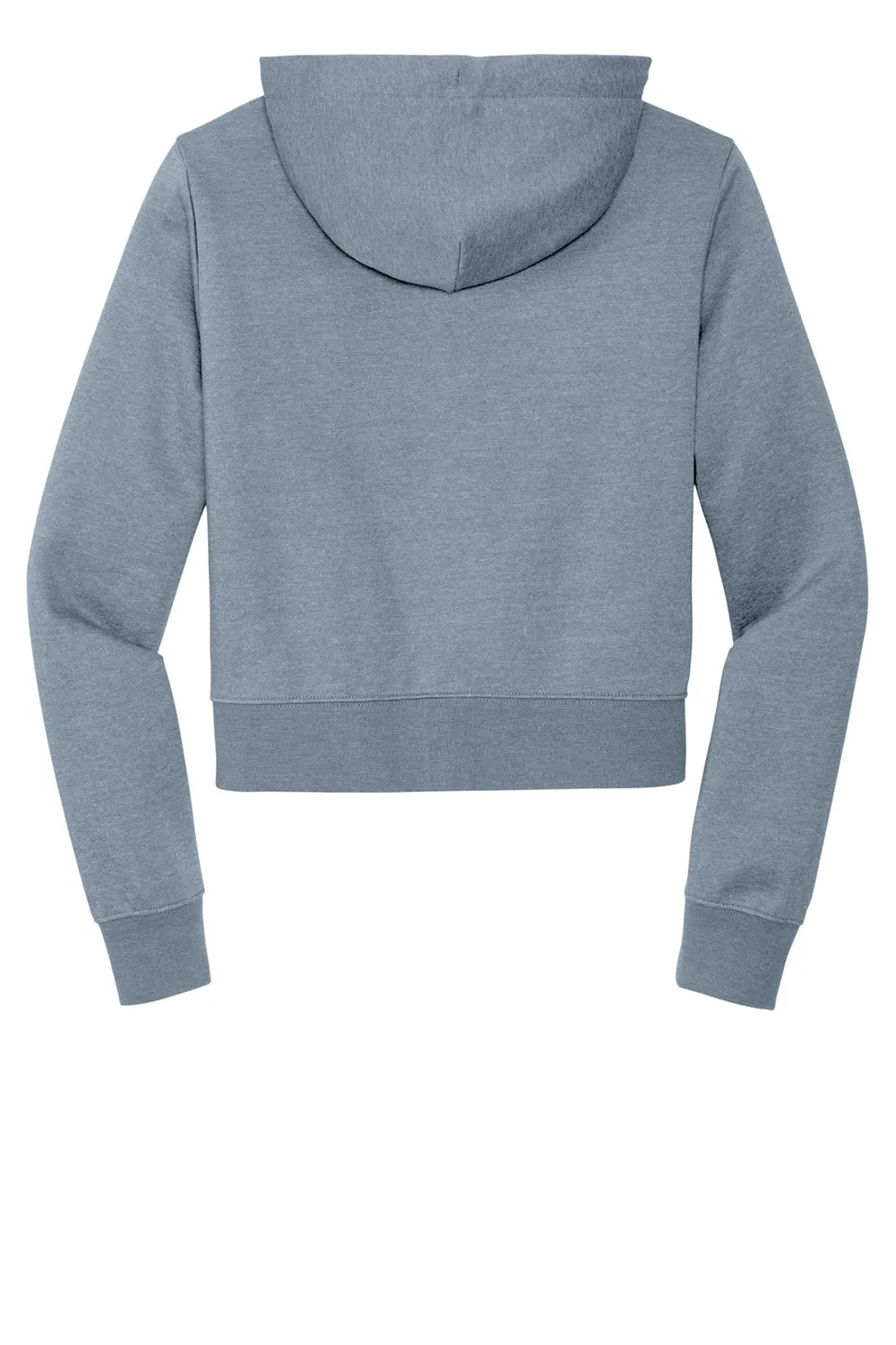 District Damen V.I.T. Fleece Full-Zip Kapuzenpullover mit Taschen - Heather Flint Blau