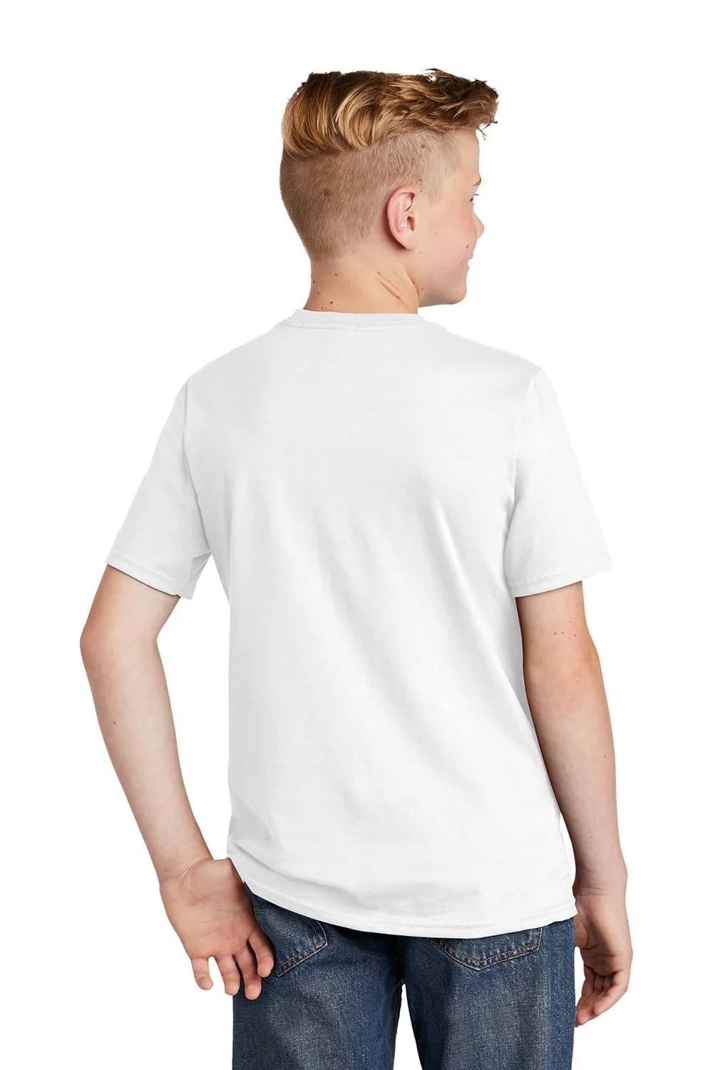 District Youth Wichtiges Kurzarm-Rundhals-T-Shirt - Weiß