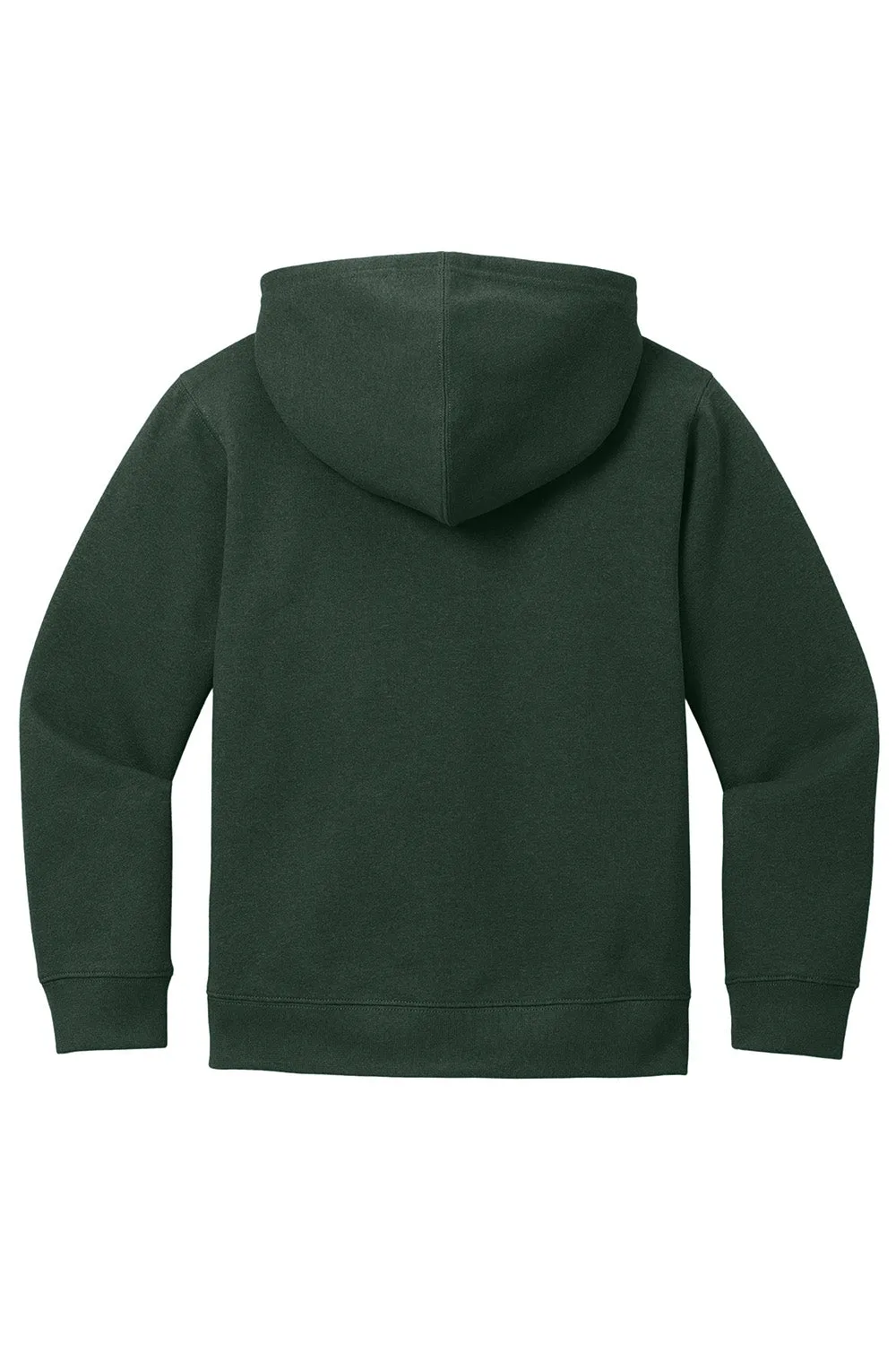 District Youth V.I.T. Fleece Full-Zip Kapuzenpullover mit Taschen - Waldgrün