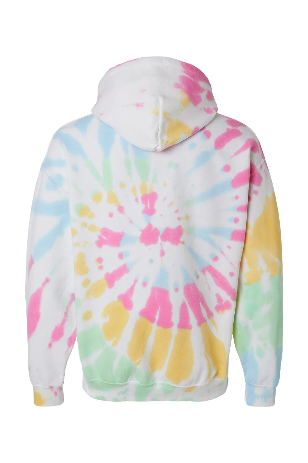 Dyenomite Herren Kapuzenpullover mit Farbverlauf und Dye-Effekt - Beuteltasche - Devine