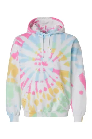 Dyenomite Herren Kapuzenpullover mit Farbverlauf und Dye-Effekt - Beuteltasche - Devine