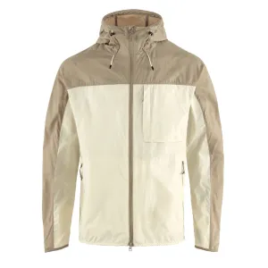 Fjällräven High Coast Windjacke Kreideweiß-Fossil