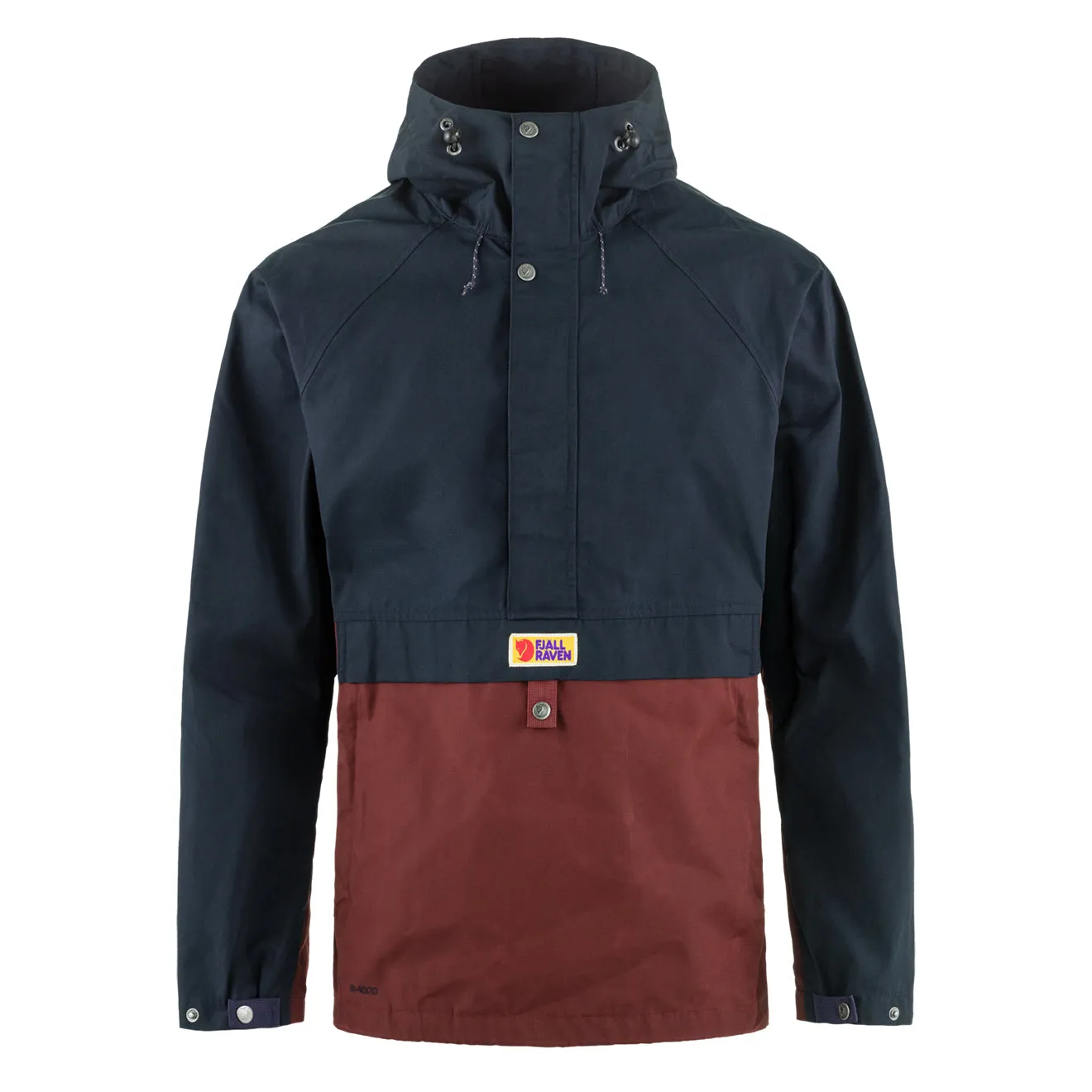 Fjallraven Vardag Anorak Dunkelblau / Kastanienbraun