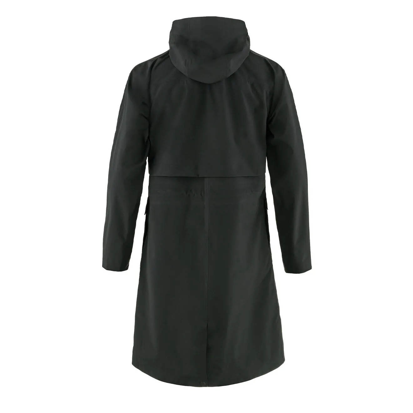 Fjallraven Damen Vardag Regenparka Schwarz