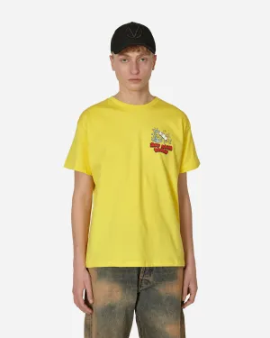 Flatbush Bedrucktes T-Shirt Gelb