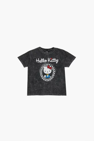 Forever 21 Mädchen Hello Kitty Grafik T-Shirt (Kinder) Anthrazit/Mehrfarbig Forever 21
