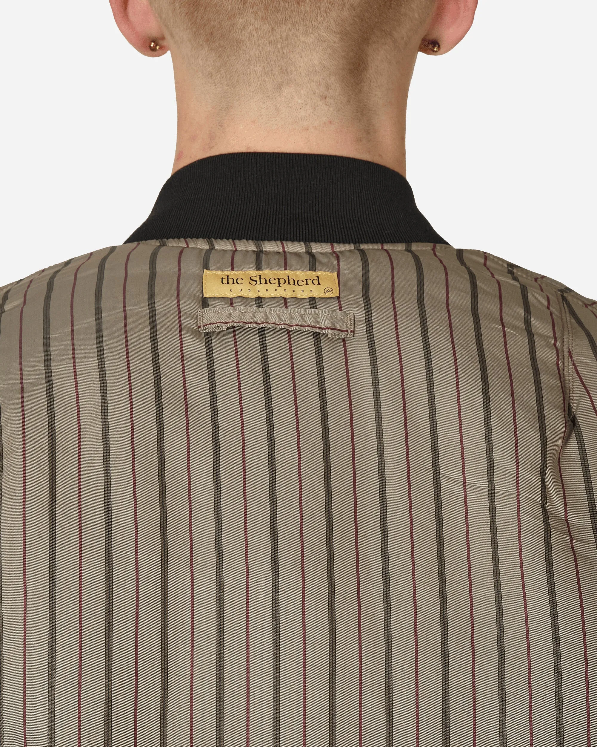 fragment design x Alpha Industries Nylon MA-1 Jacke Khaki
