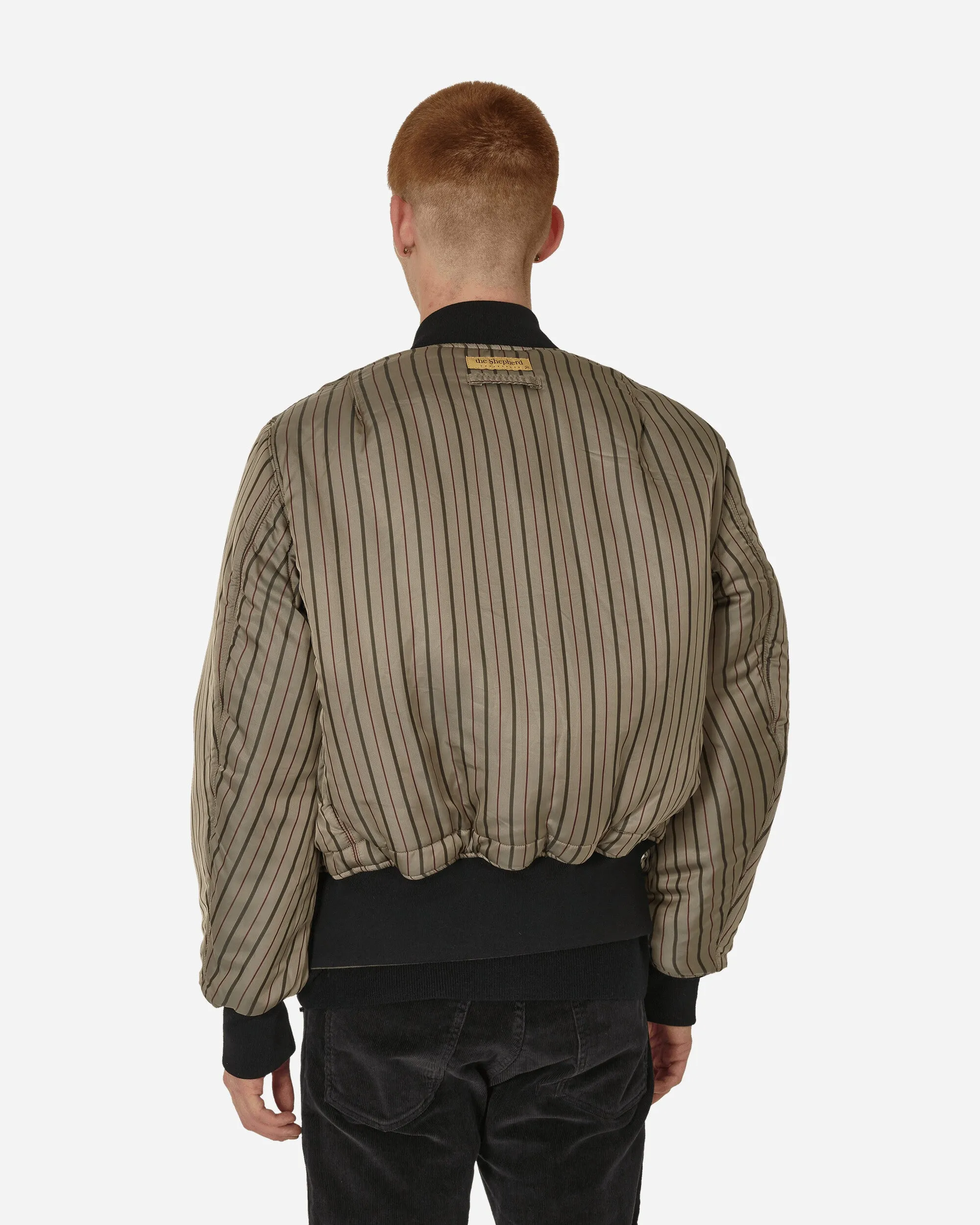 fragment design x Alpha Industries Nylon MA-1 Jacke Khaki