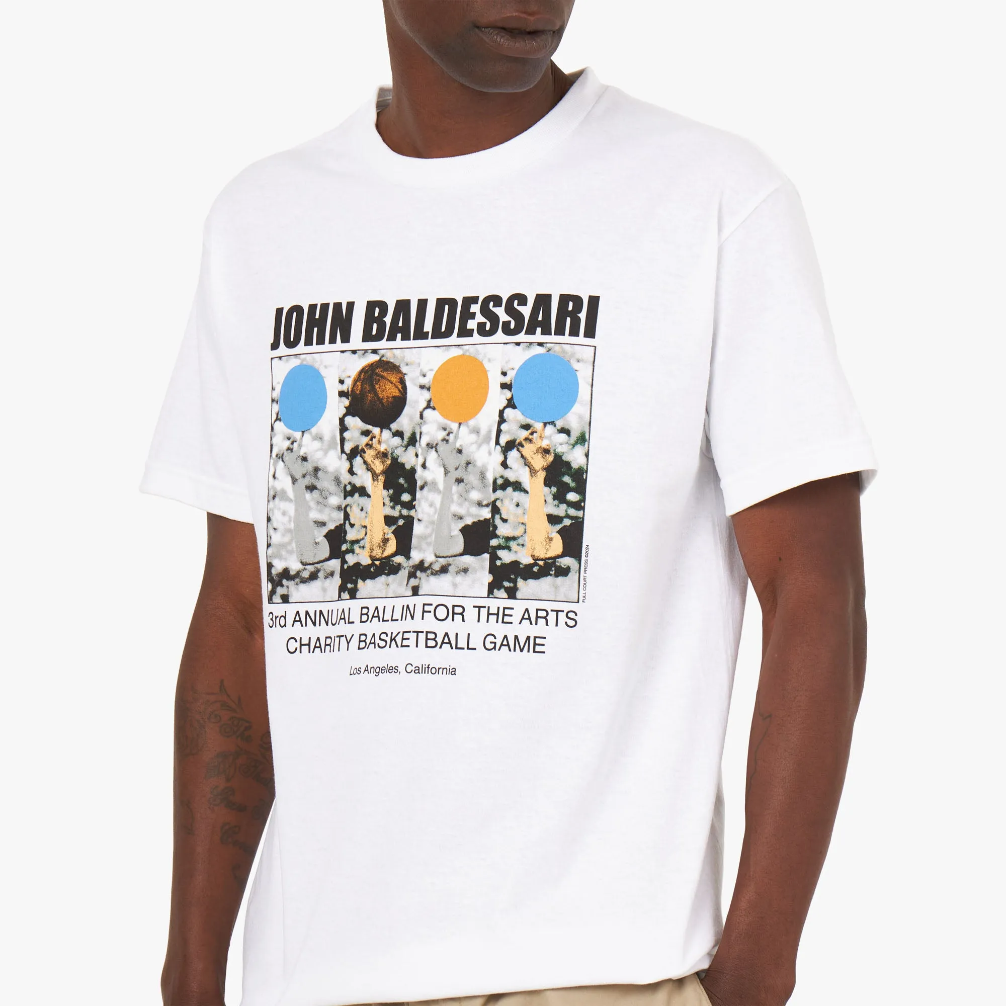 Full Court Press Baldesarri T-Shirt / Weiß