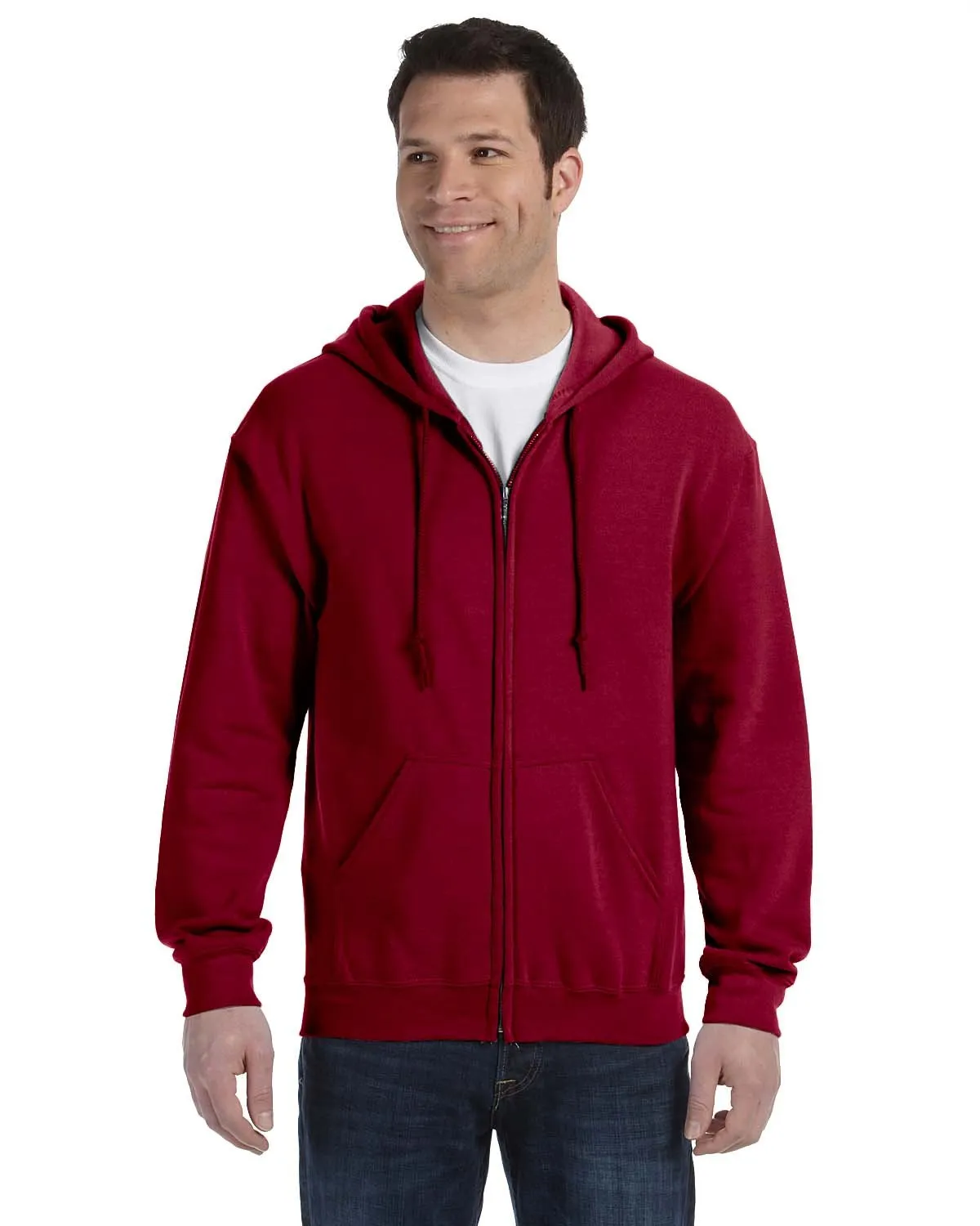 Gildan G186 Erwachsene Heavy Blend 50/50 Kapuzenpullover mit Reißverschluss