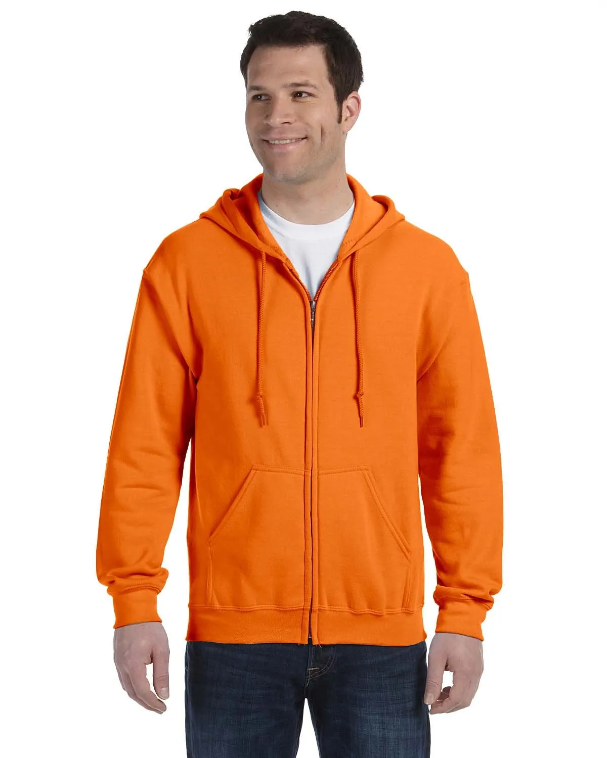 Gildan G186 Erwachsene Heavy Blend 50/50 Kapuzenpullover mit Reißverschluss