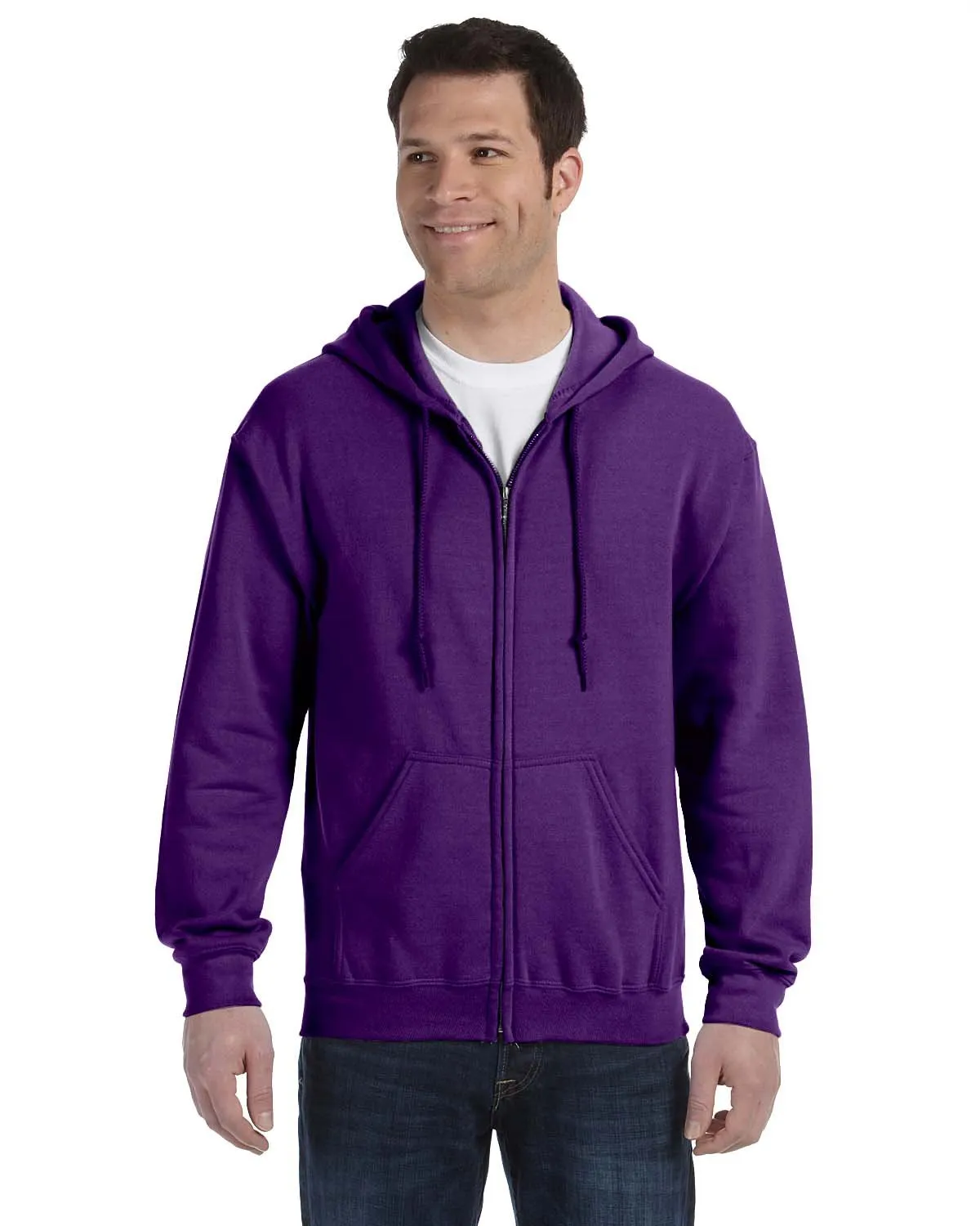 Gildan G186 Erwachsene Heavy Blend 50/50 Kapuzenpullover mit Reißverschluss