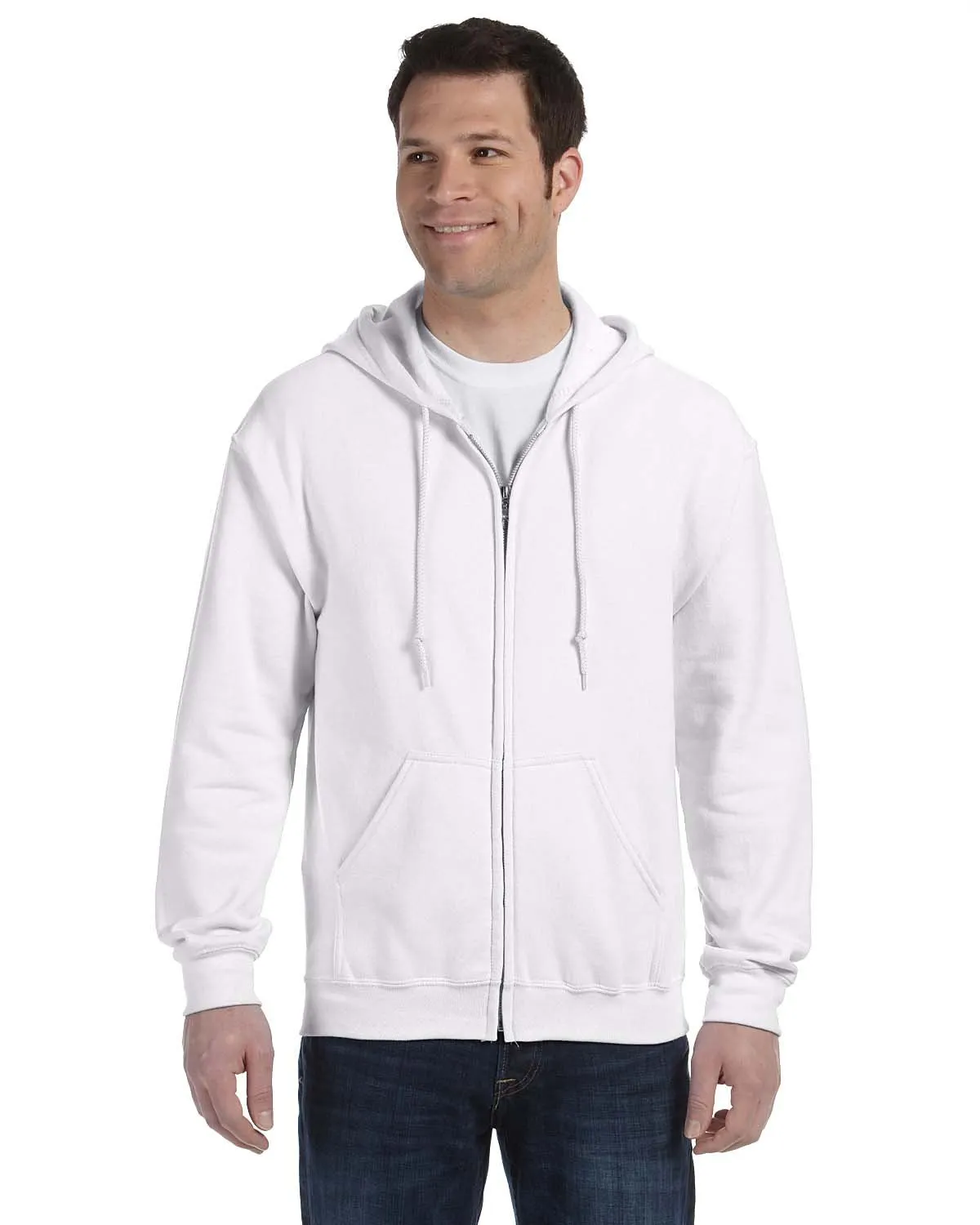 Gildan G186 Erwachsene Heavy Blend 50/50 Kapuzenpullover mit Reißverschluss