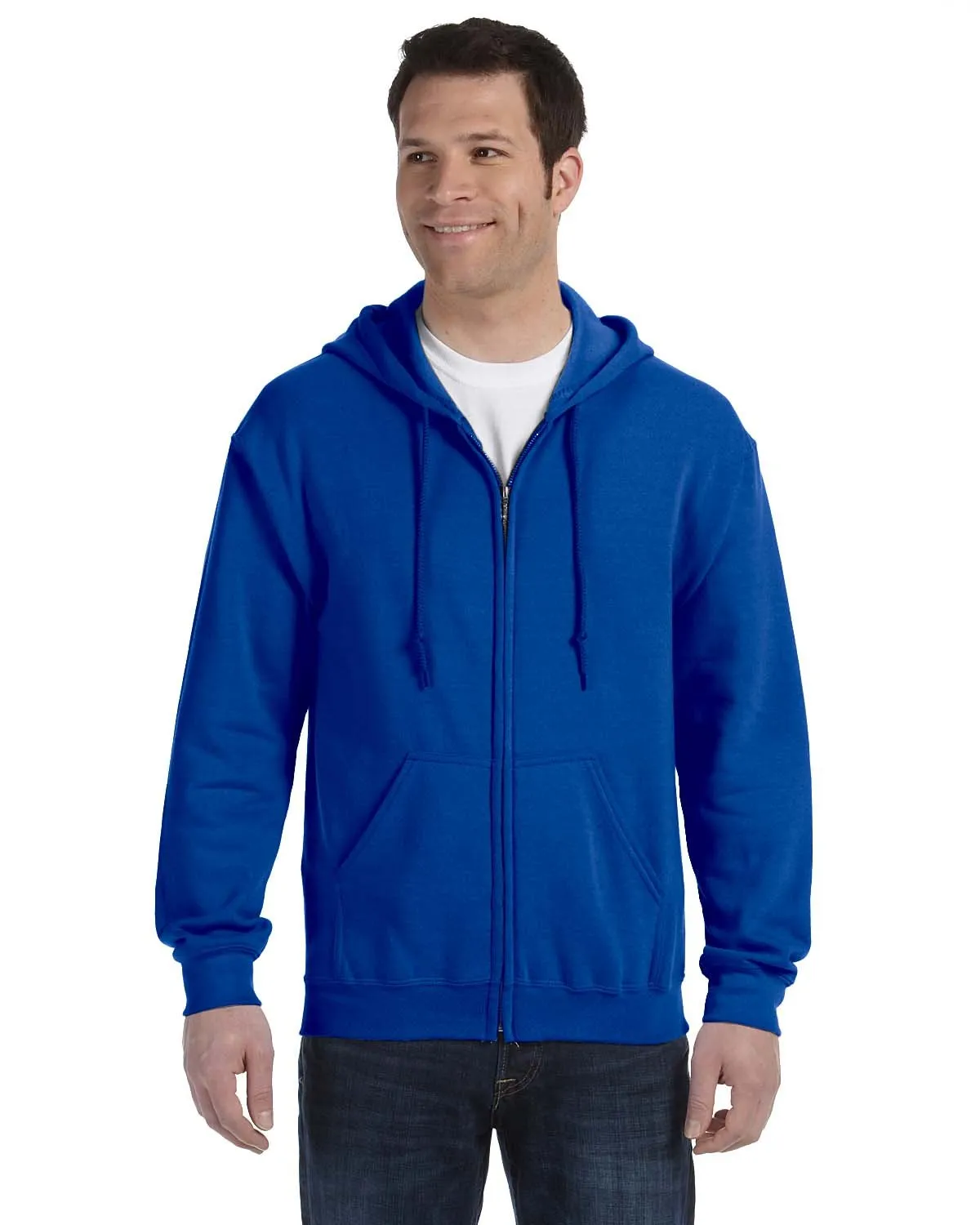 Gildan G186 Erwachsene Heavy Blend 50/50 Kapuzenpullover mit Reißverschluss