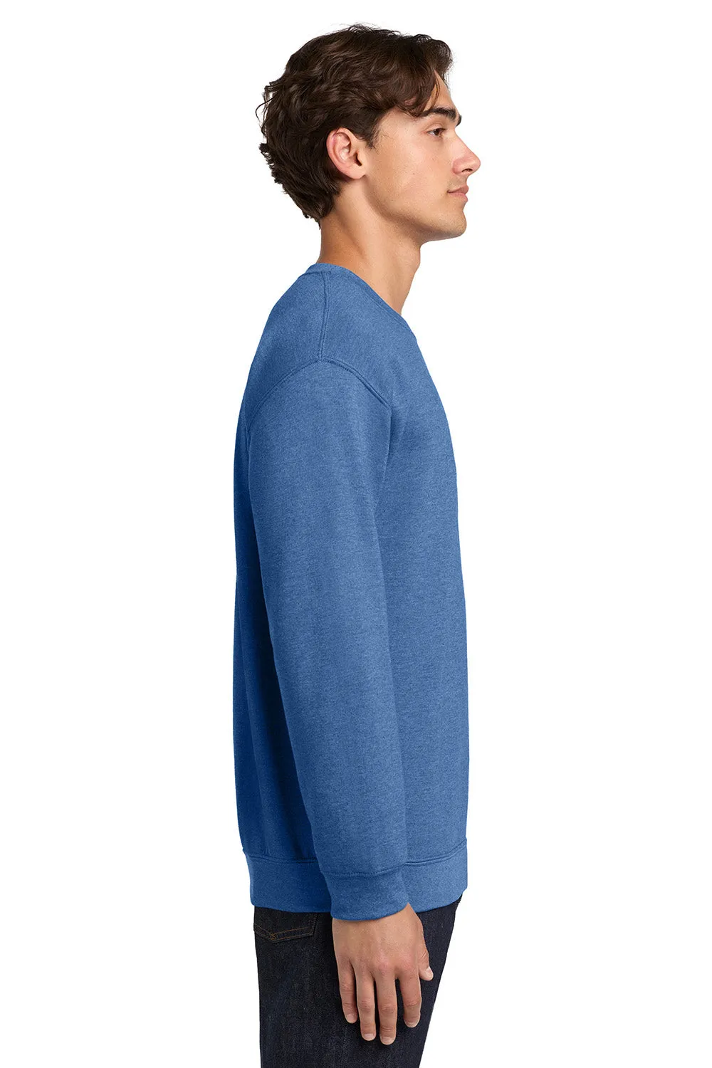 Gildan Herren Fleece Pullover mit Pillenresistenz - Heather Royalblau