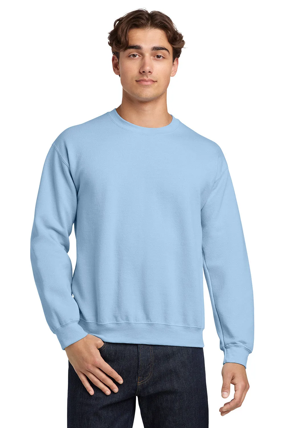 Gildan Herren Fleece Pullover mit pillingresistenter Qualität - Hellblau