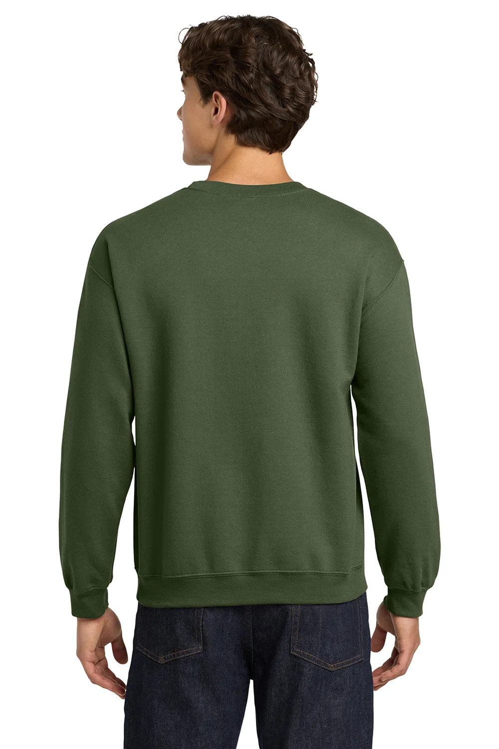 Gildan Herren Fleece Pullover mit Pillenresistenz - Militärgrün