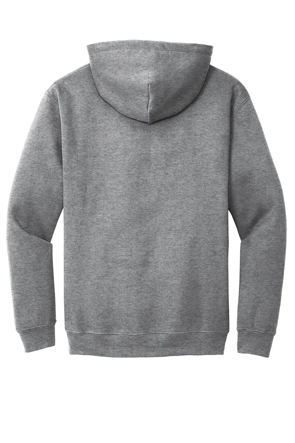 Gildan Herren Kapuzenpullover mit pillenresistentem Material und Beuteltasche - Heather Graphitgrau