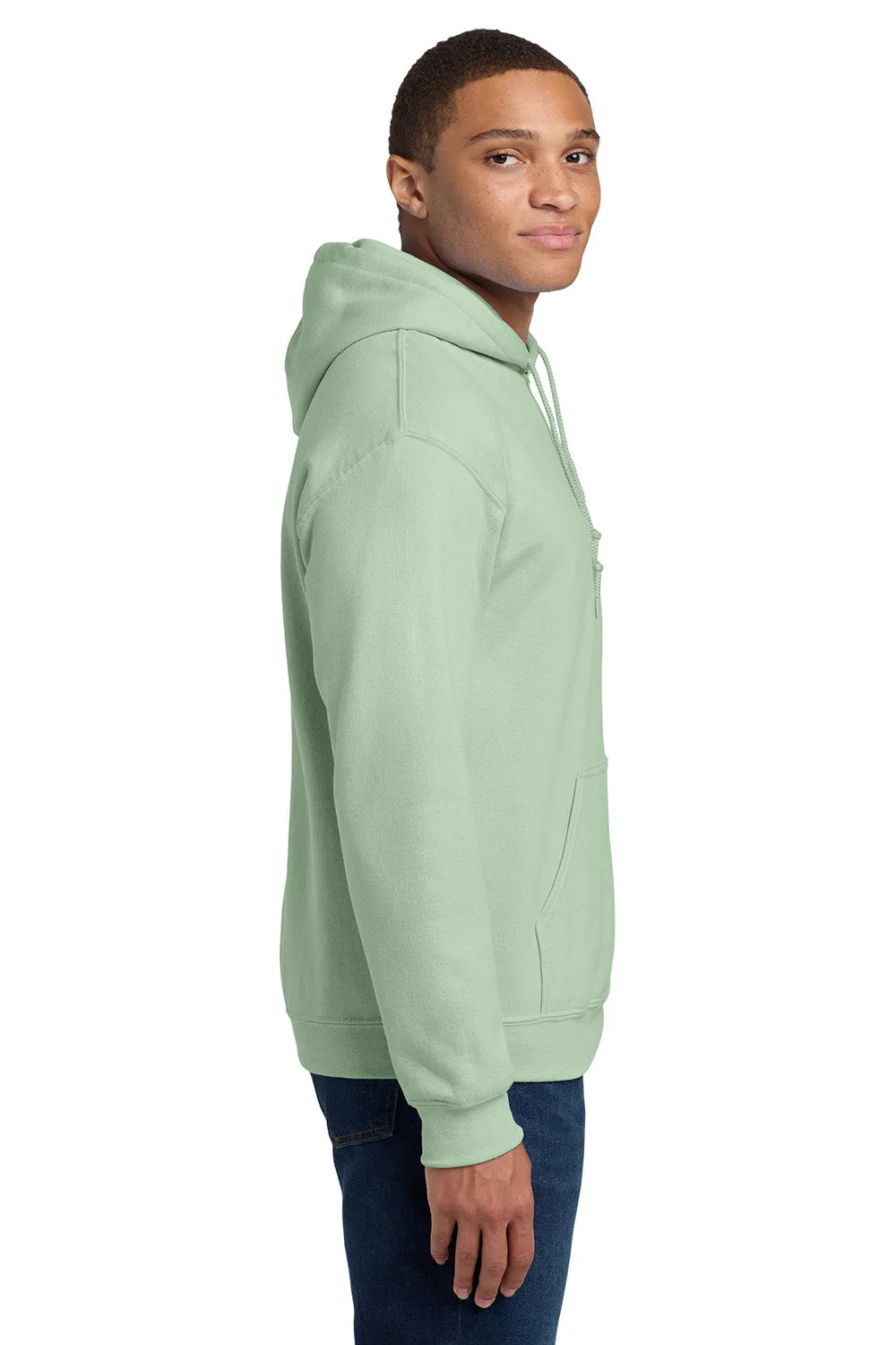 Gildan Herren Kapuzenpullover mit pillenresistentem Stoff und Kangaroo-Tasche - Minzgrün