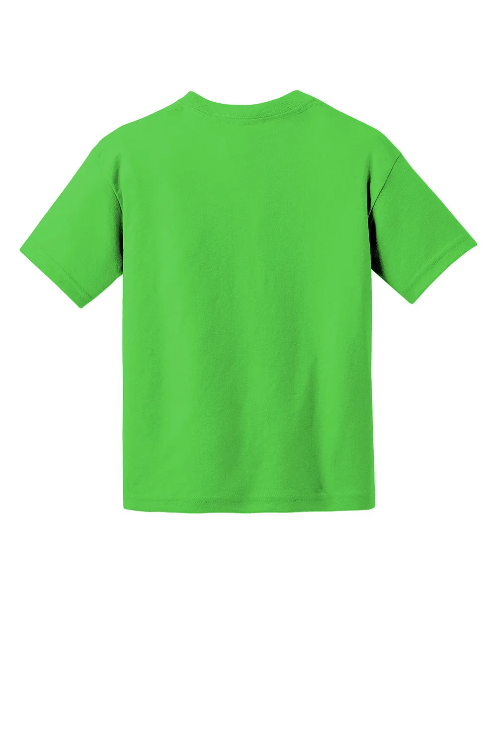 Gildan Youth DryBlend Feuchtigkeitstransportierendes Kurzarm-Crewneck-T-Shirt - Elektrisches Grün