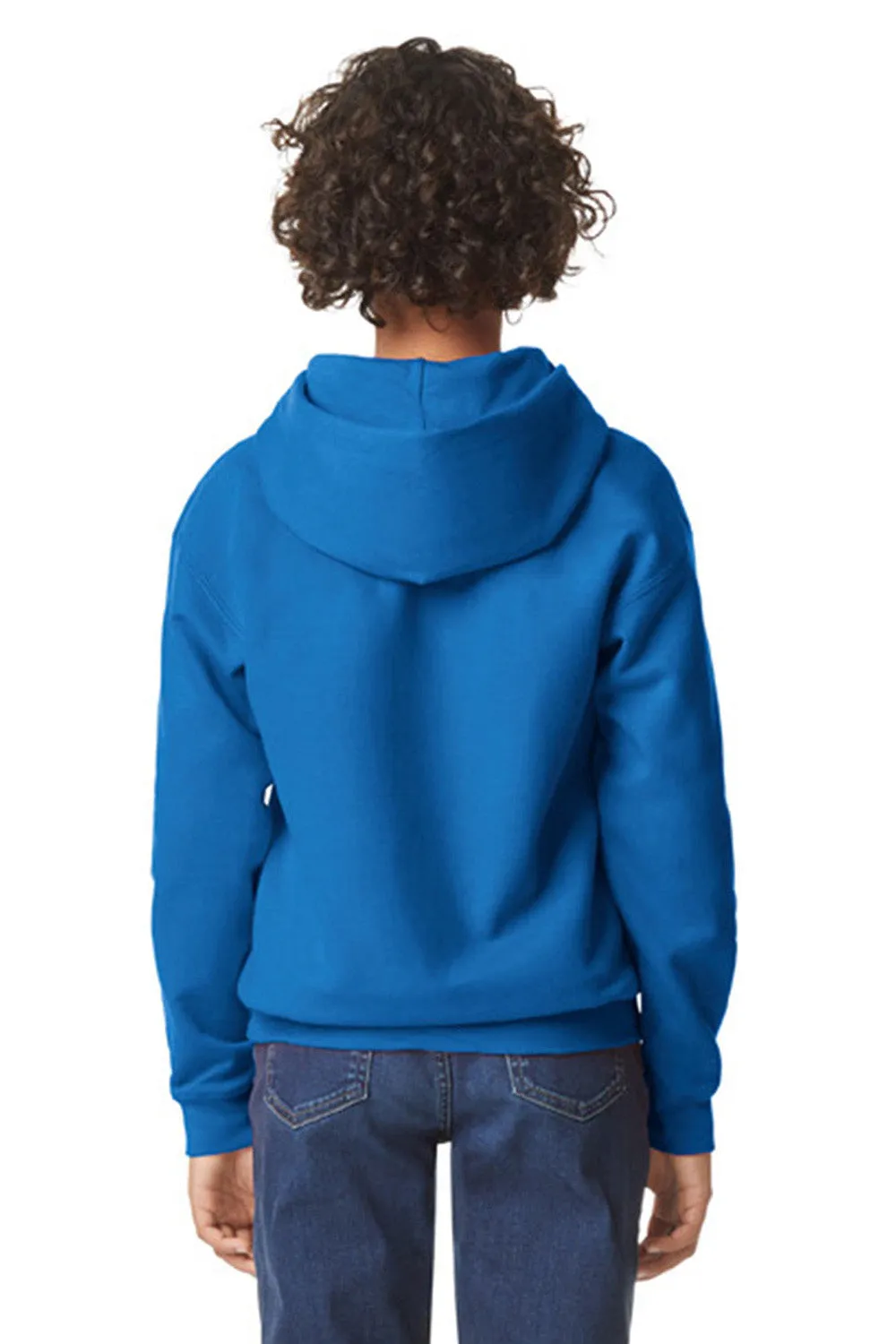 Gildan Jugend-Softstyle Kapuzenpullover Hoodie mit Kangaroo-Tasche - Königsblau