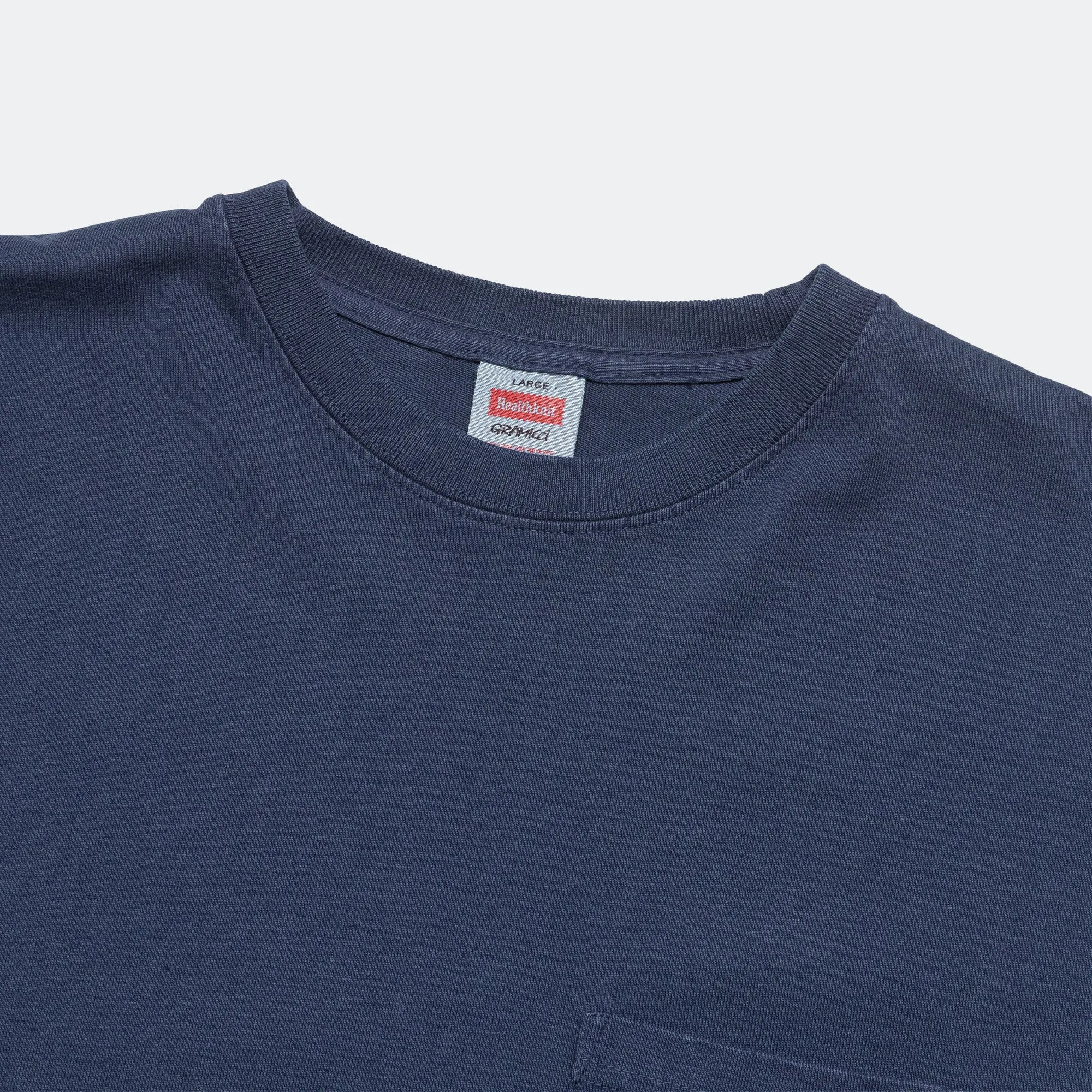Gramicci Kleidung Healthknit Kurzarm-T-Shirt mit Tasche - Pigmentblau