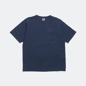 Gramicci Kleidung Healthknit Kurzarm-T-Shirt mit Tasche - Pigmentblau
