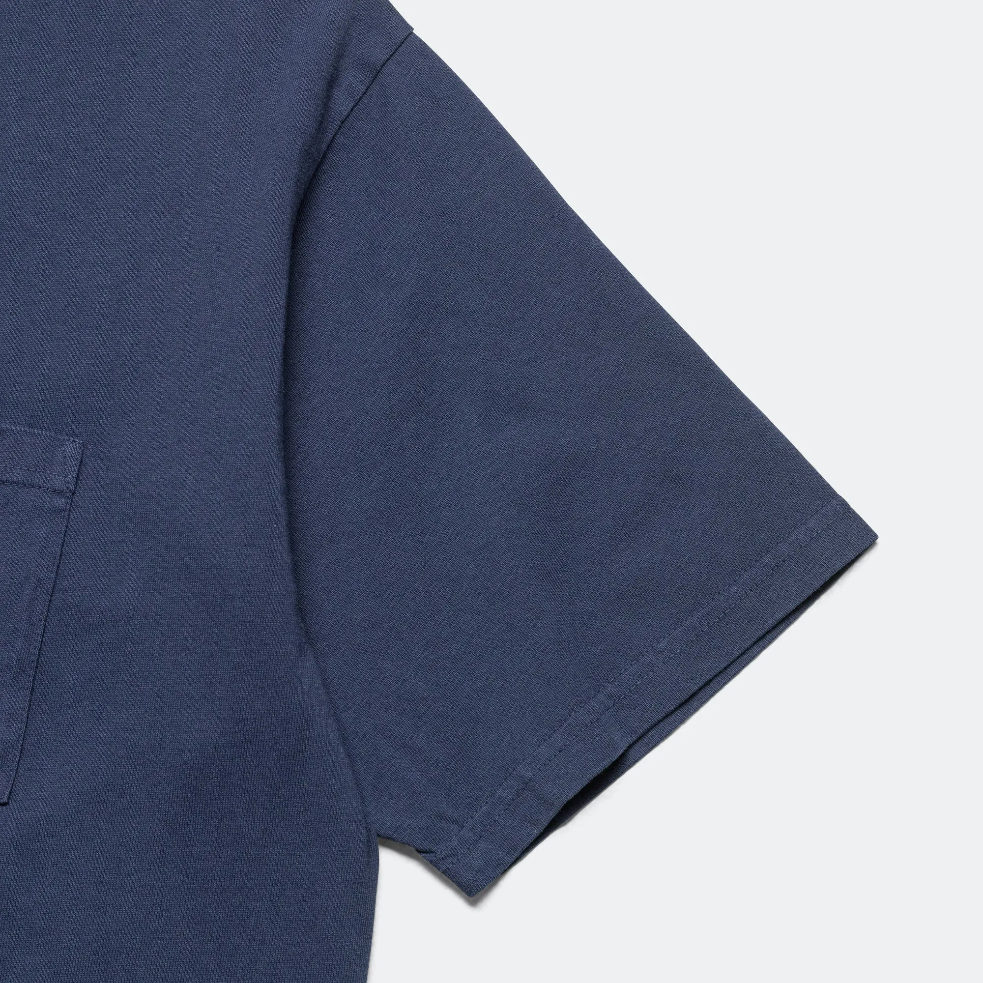 Gramicci Kleidung Healthknit Kurzarm-T-Shirt mit Tasche - Pigmentblau